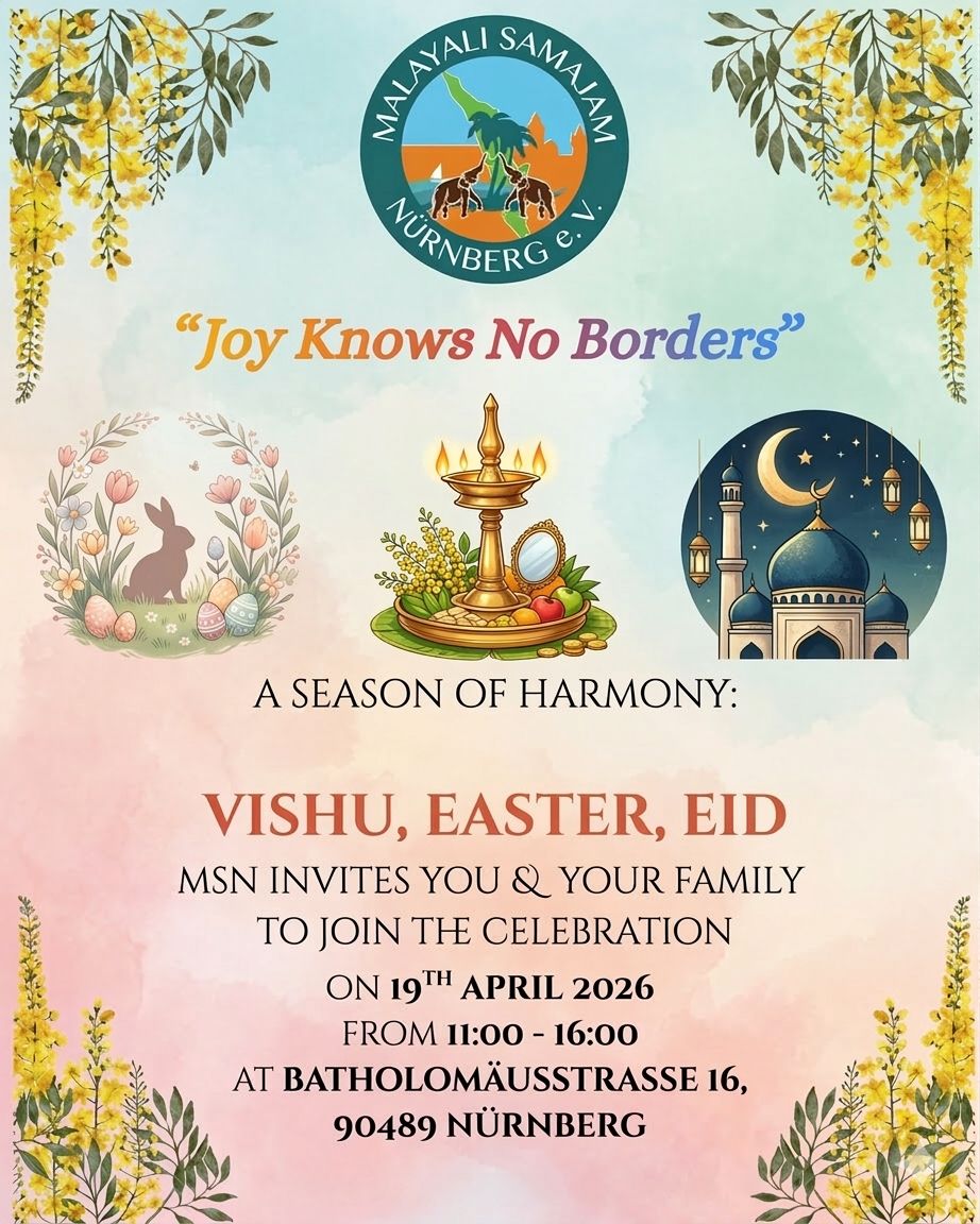 VISHU EASTER EID CELEBRATION poster