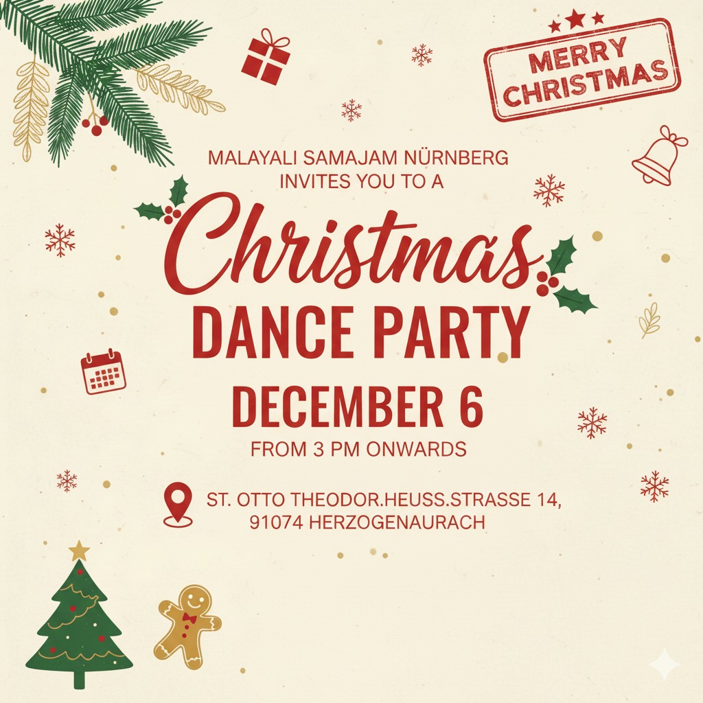 XMAS & NEW YEAR celebration poster